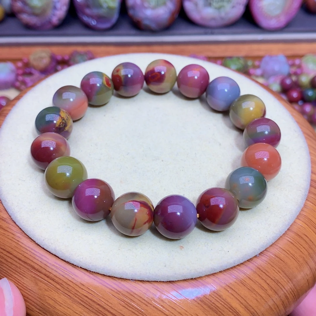 玛瑙未镶嵌手链盐源