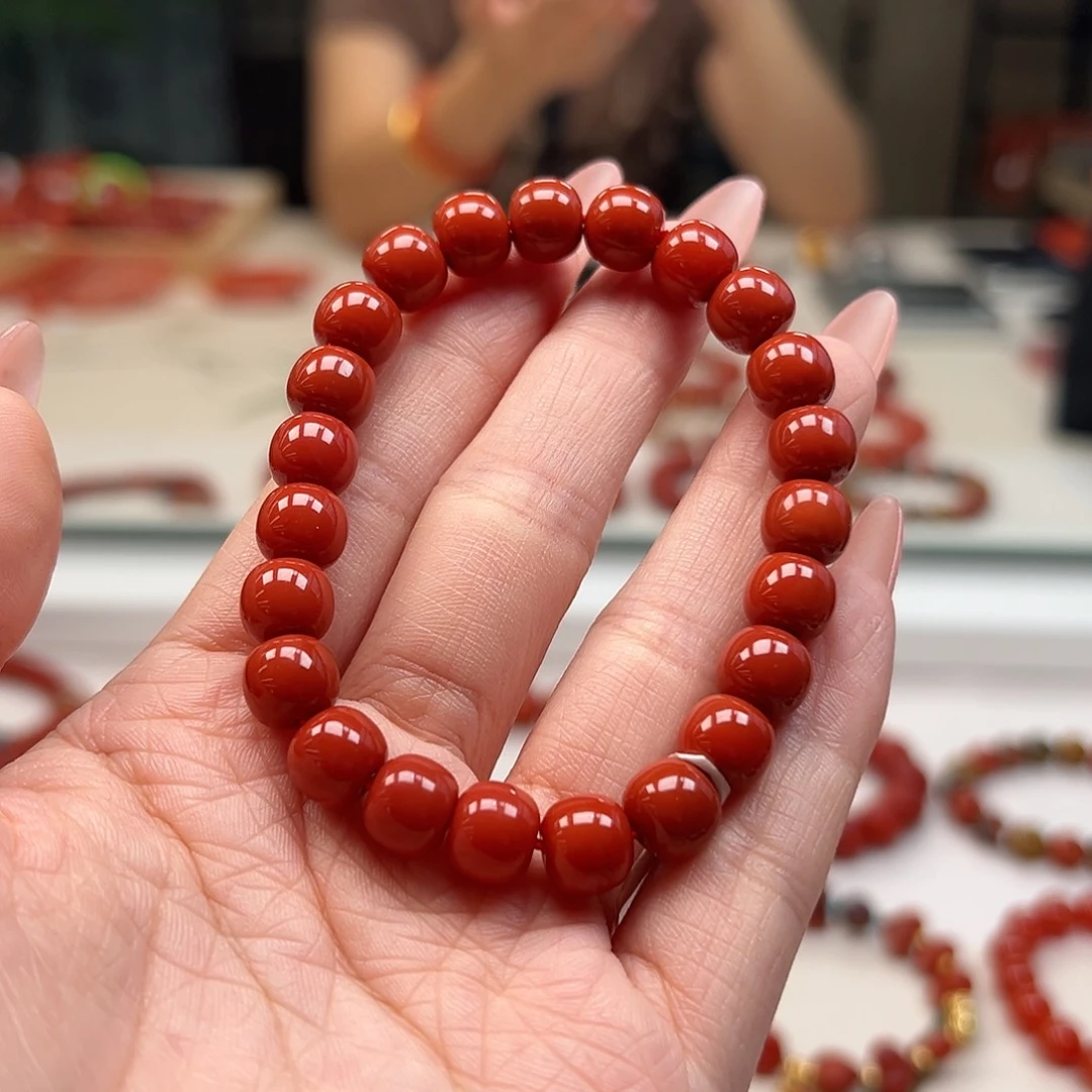 未镶嵌手链南红玛瑙9mm
