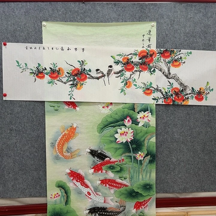 国画手绘国画事事如意