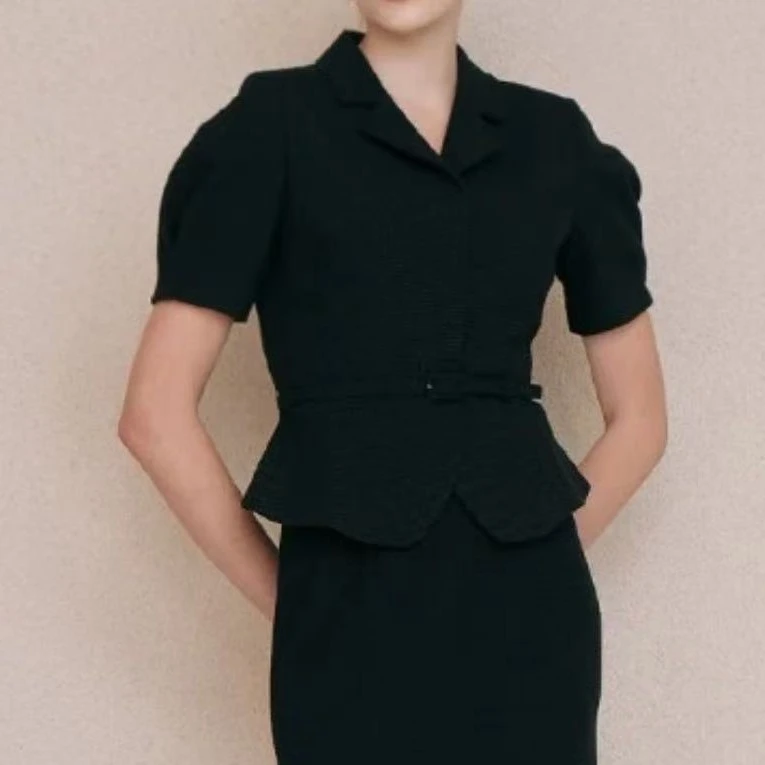 99新 MIU MIU/缪缪 MiuMiu 黑色 短袖 99新 36码 A6932