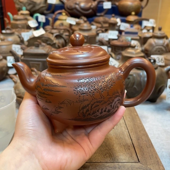 域***峰茶壶紫砂紫砂茶具紫砂