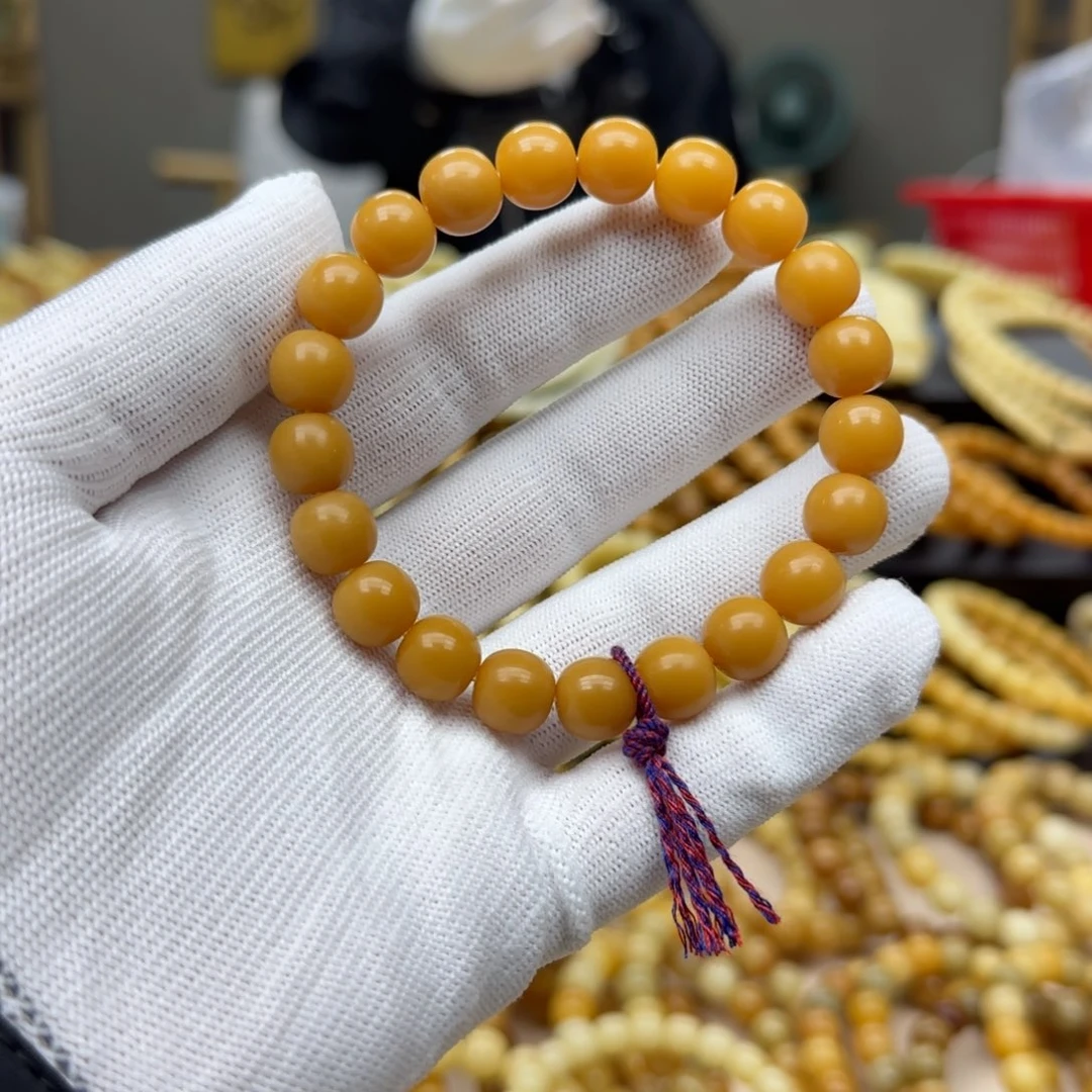 手串菩提根/象牙果11珑珠 11年 微瑕