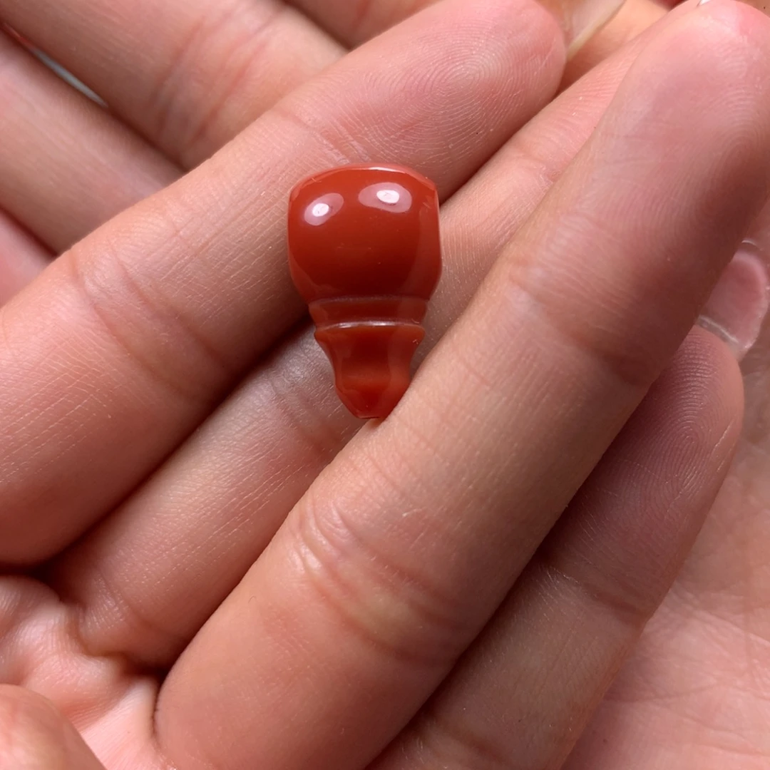 未镶嵌三通南红玛瑙