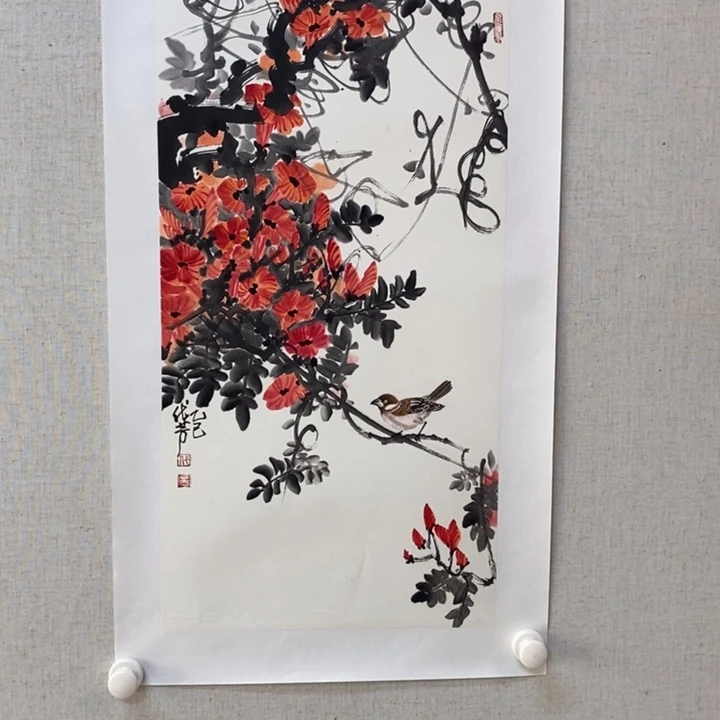 国画亲笔手绘原创