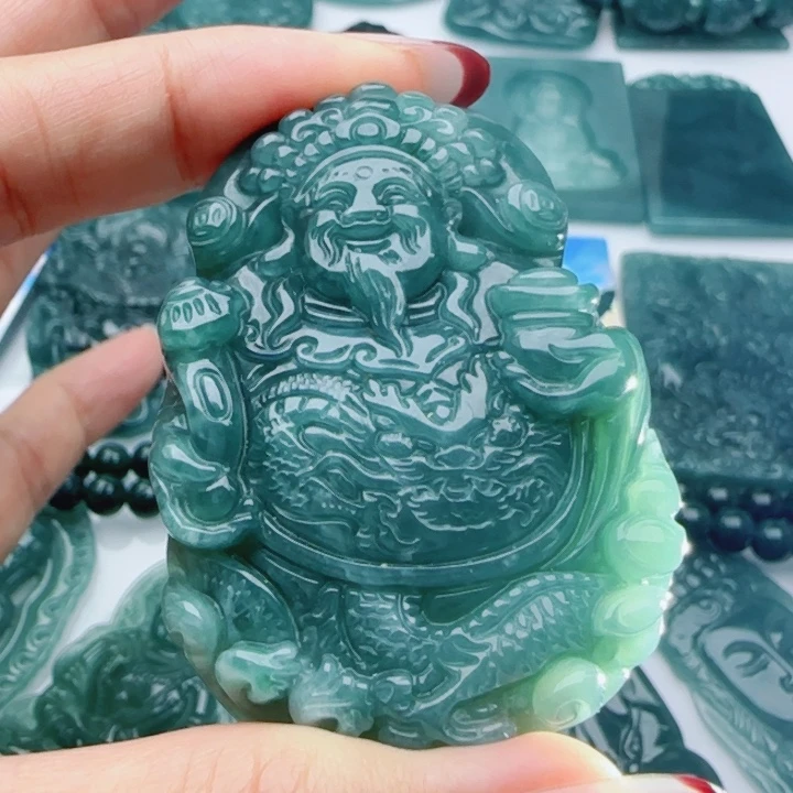 翡翠未镶嵌颈饰多样性发货天然A货翡翠