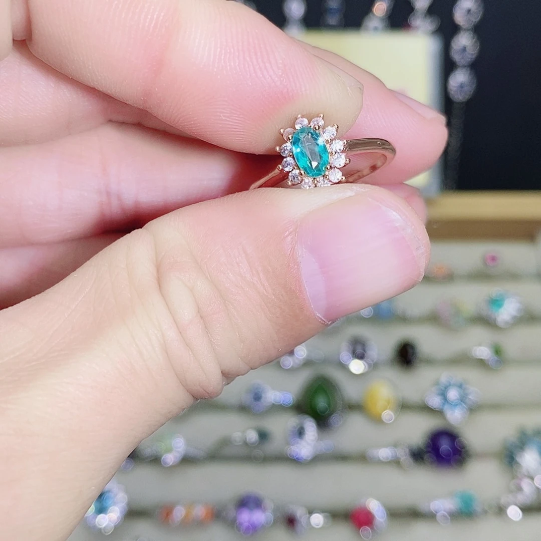 未镶嵌戒指托帕石