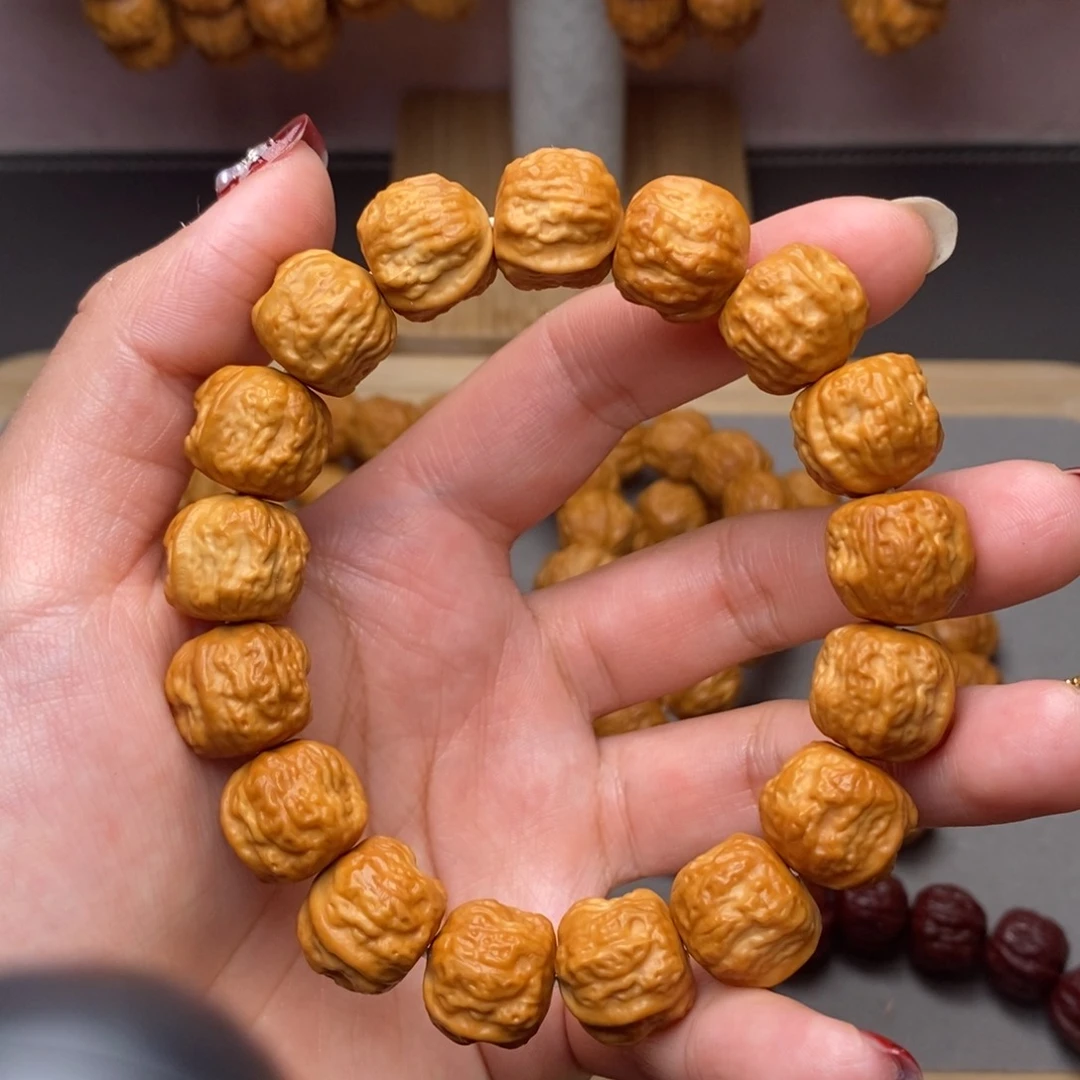 猴头核桃手串15-16mm金蟾蛤蟆头