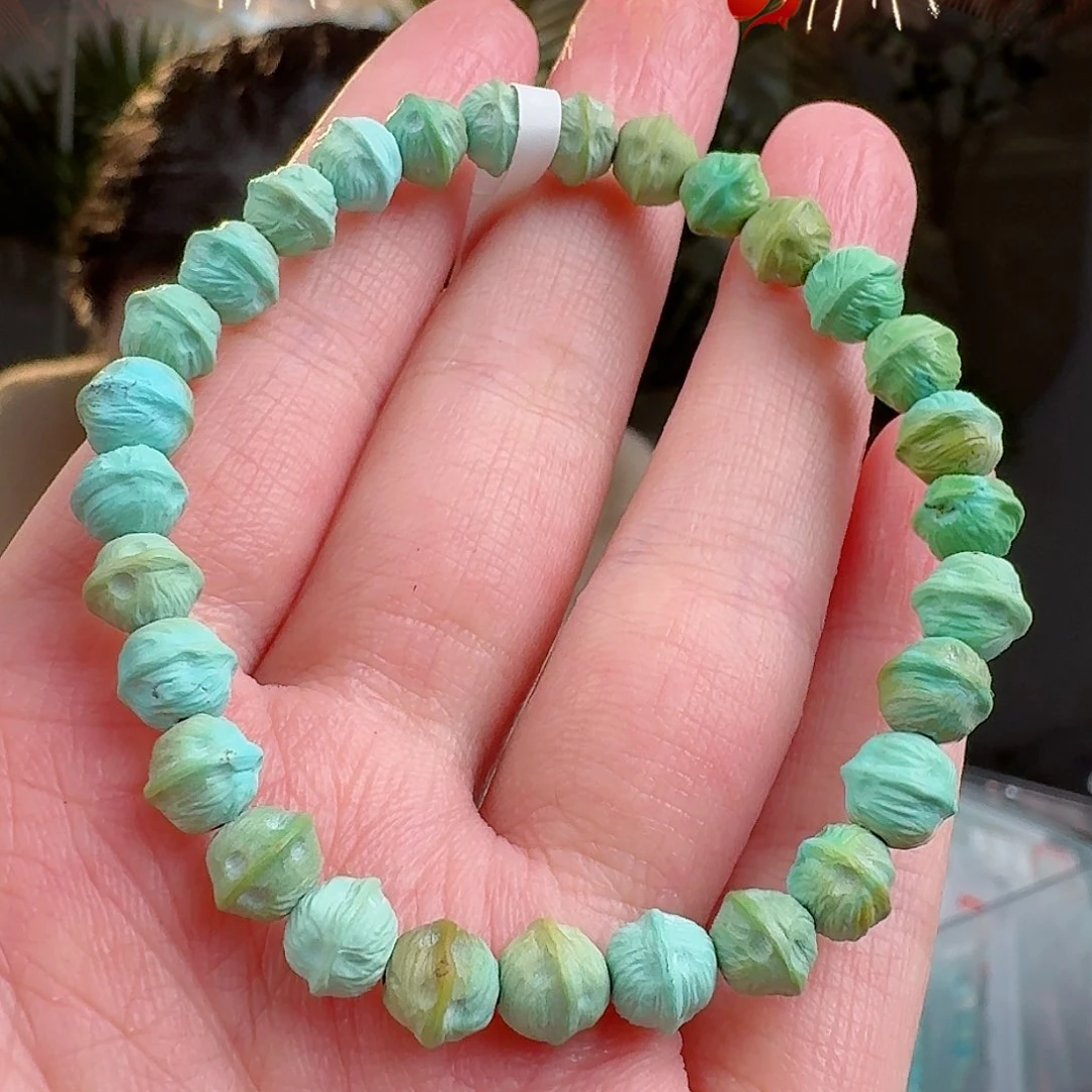 绿松石珠宝奇石未镶嵌妞*