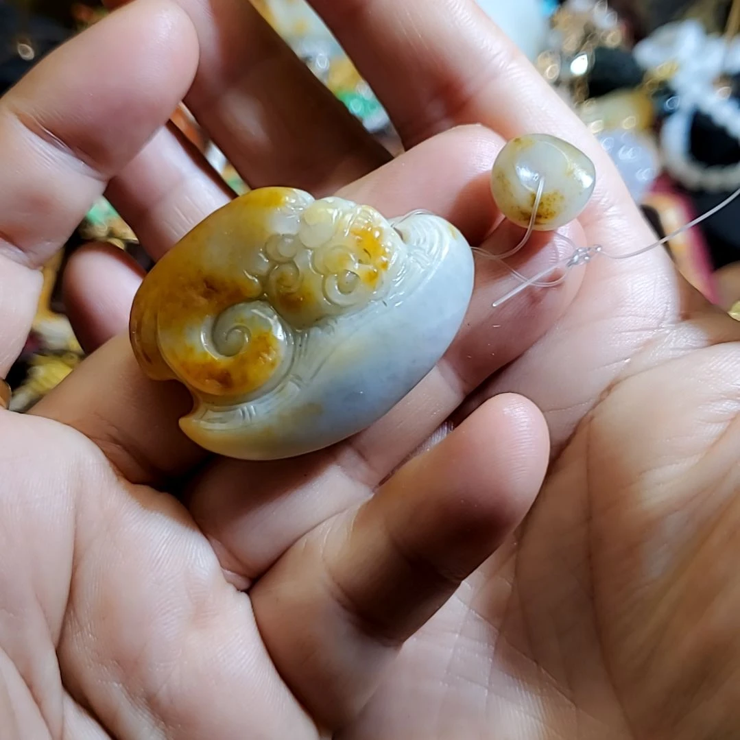 【闪购商品】颈饰未镶嵌和田玉府上有龙