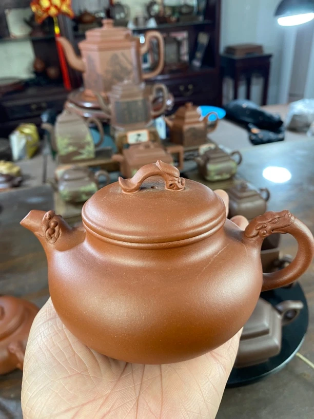 黄龙山原矿清水泥财源滚滚壶240CC紫砂壶茶具泡茶壶