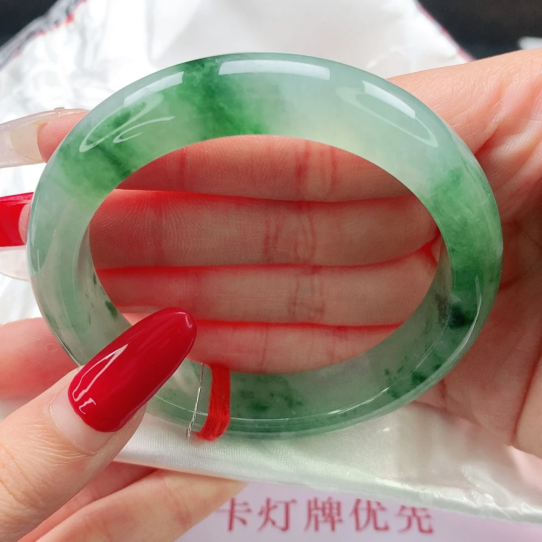 未镶嵌手镯翡翠56圈