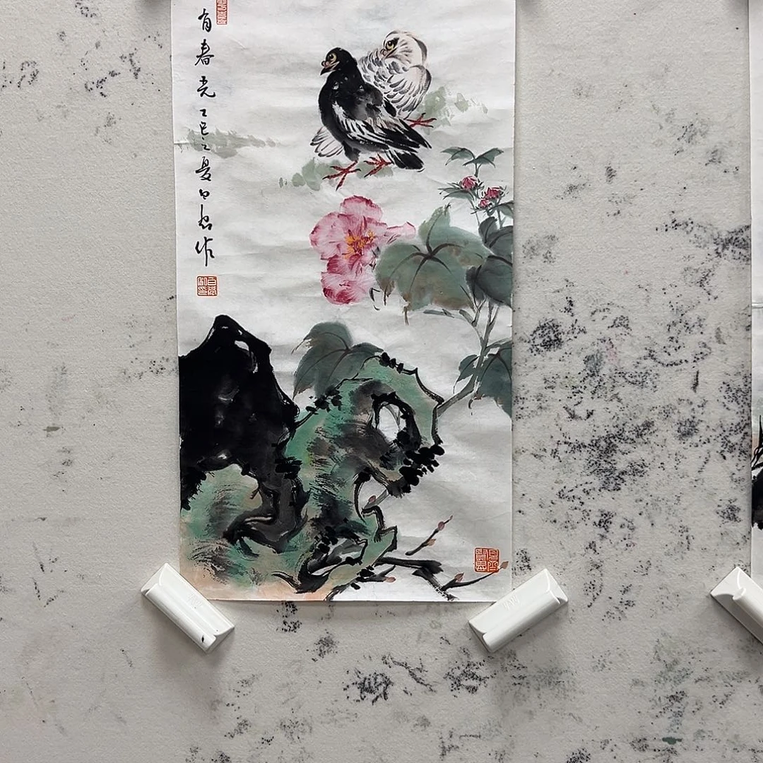 国画白光艺术精品
