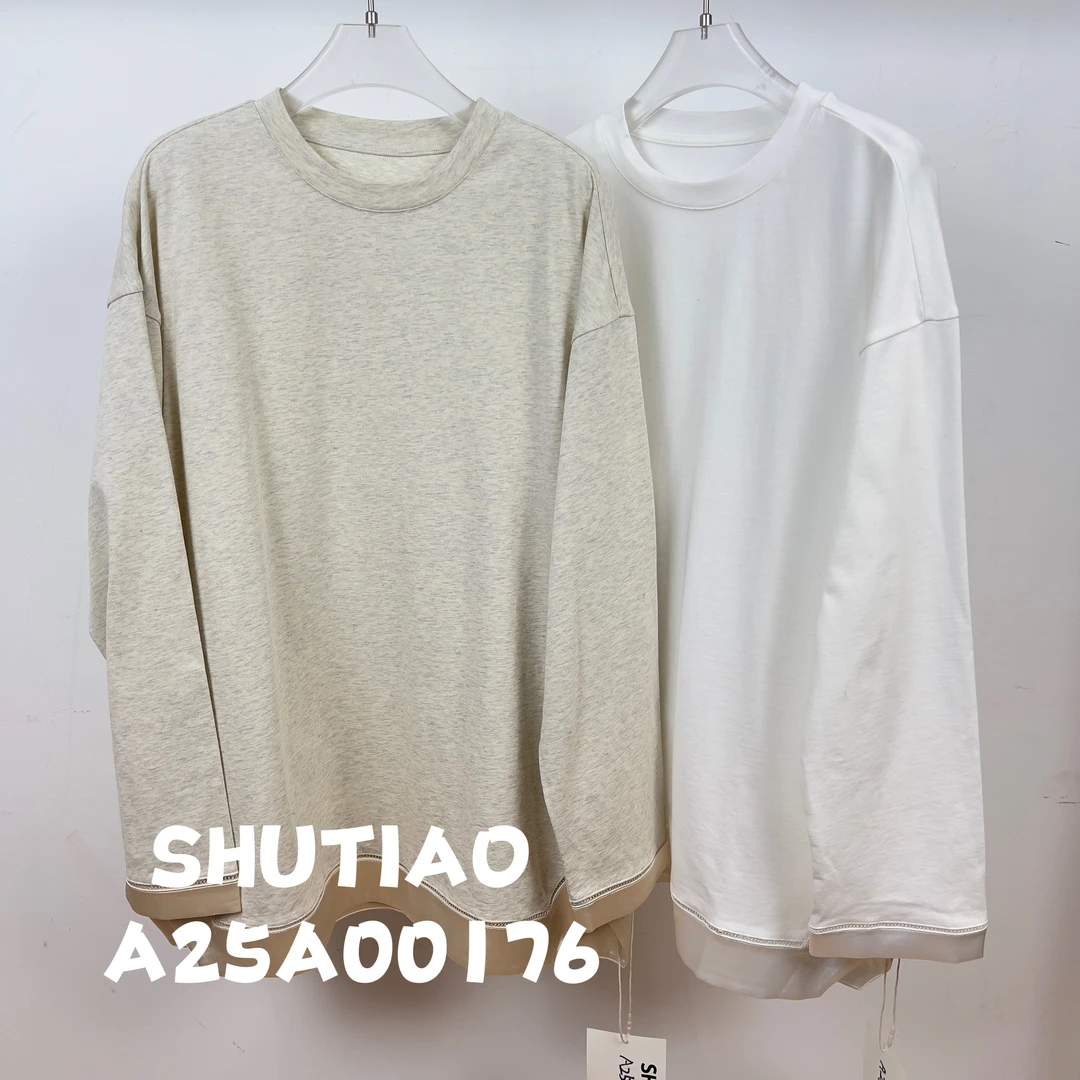 【SHUTIAO】2024秋冬：新款小众设计款T恤A25A00176