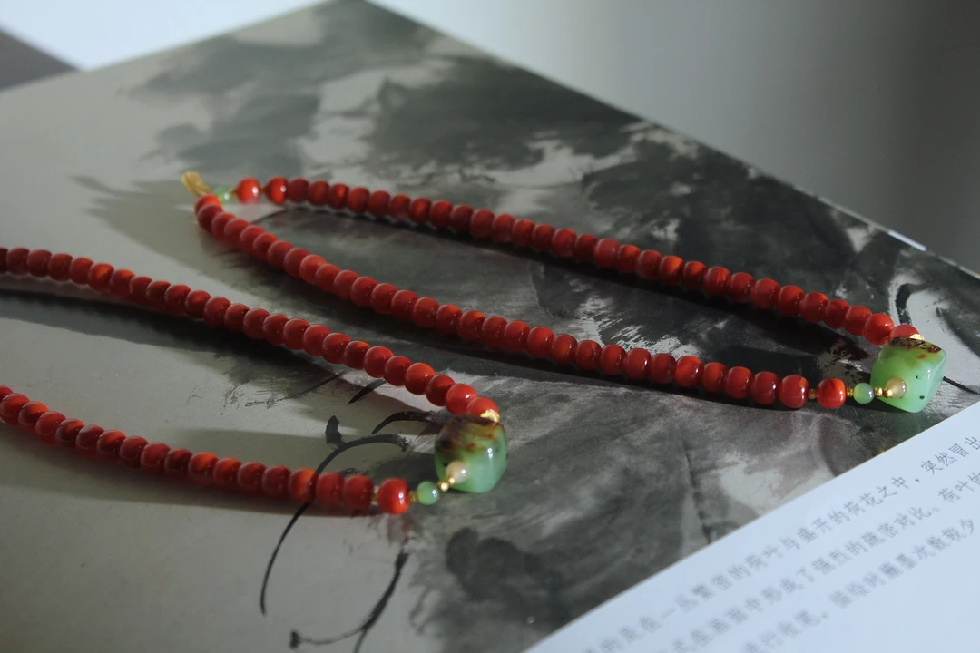 【岚溪珠宝】——设计款南红、锦红手串，佩得腕间一抹红（多样性发其一）