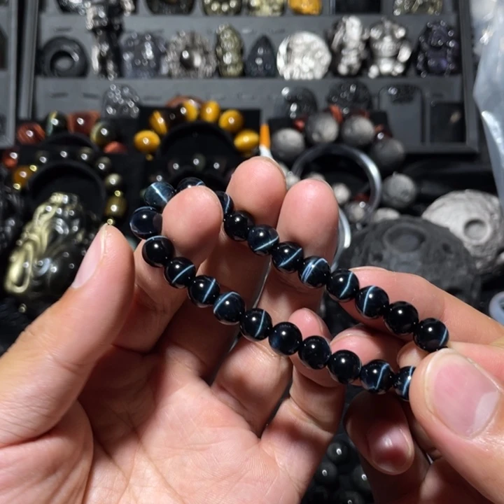 木变石（虎睛石）手链未镶嵌晓*