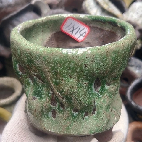 粗陶花盆手工花盆