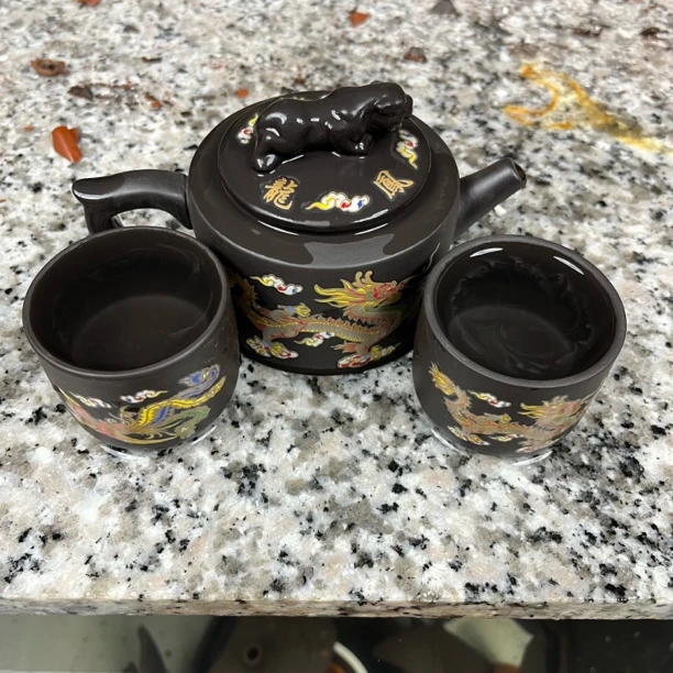 卧虎藏龙一壶两杯变色凤鸣三件套