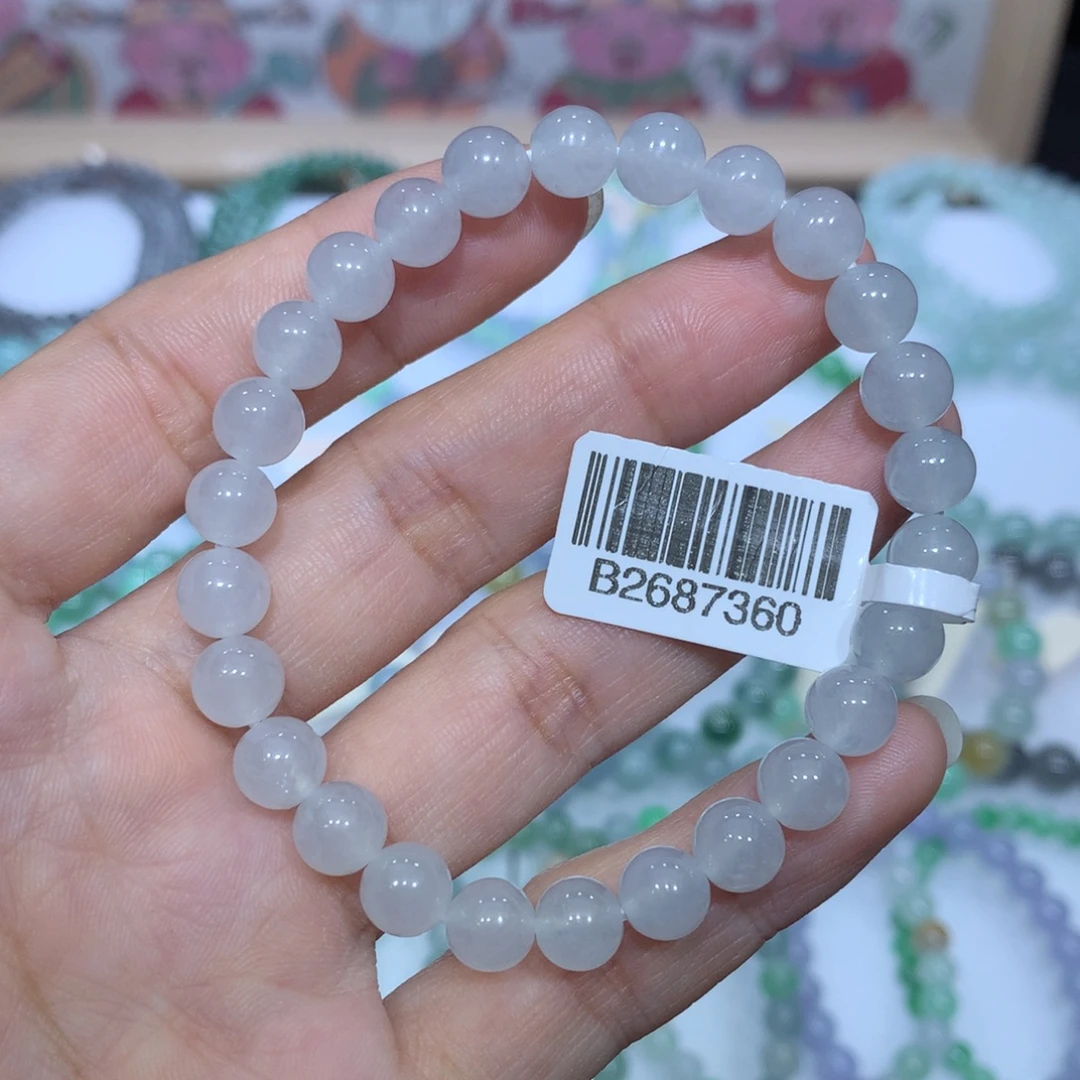 翡翠未镶嵌手链天然