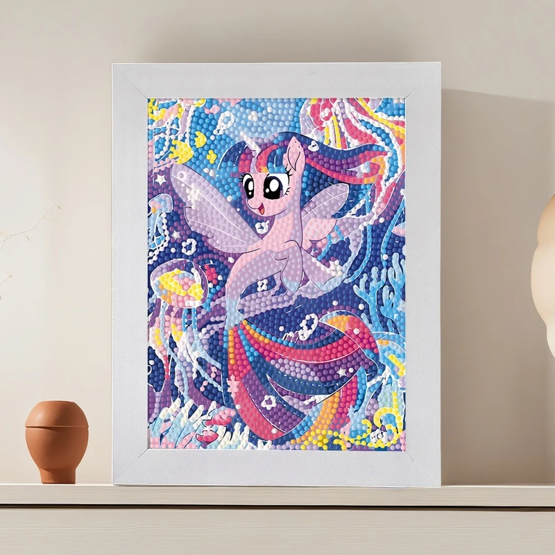 小马宝莉生日派对手工diy钻石贴画材料包3岁以上通用可爱玩具礼物