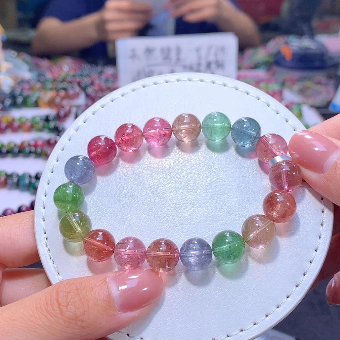 【闪购商品】未镶嵌手链碧玺10m