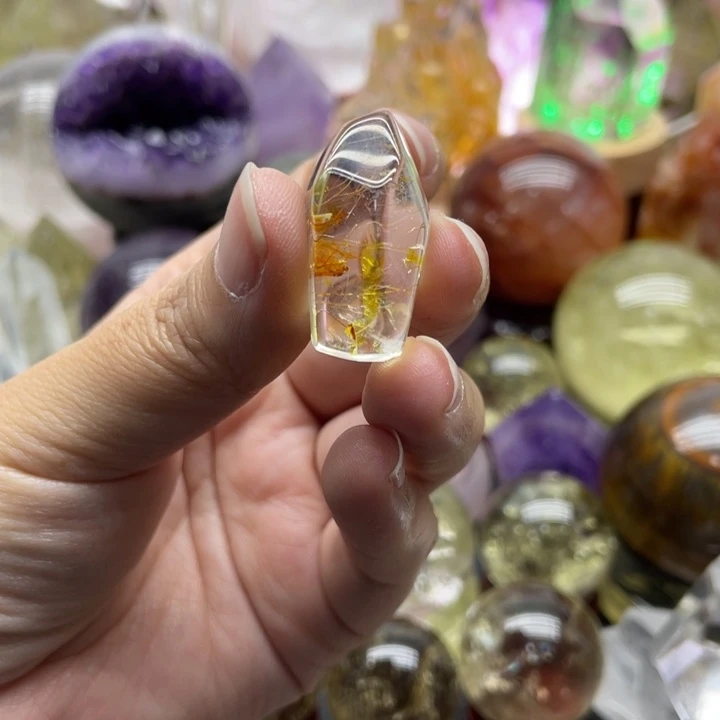 花***)未镶嵌紫晶珠宝半成品108