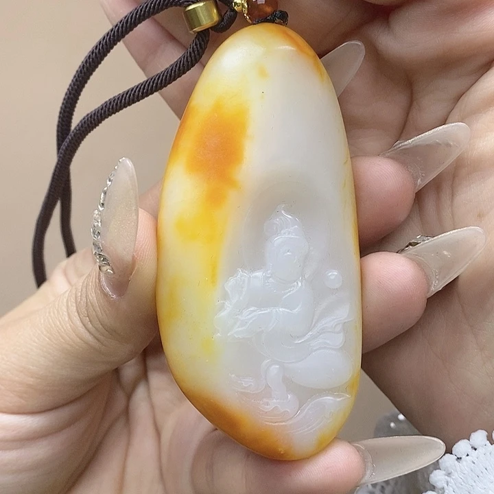 和田玉挂件未镶嵌G