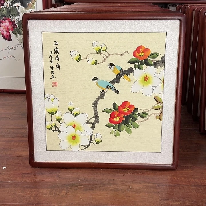 国画带框尺寸63*63厘米