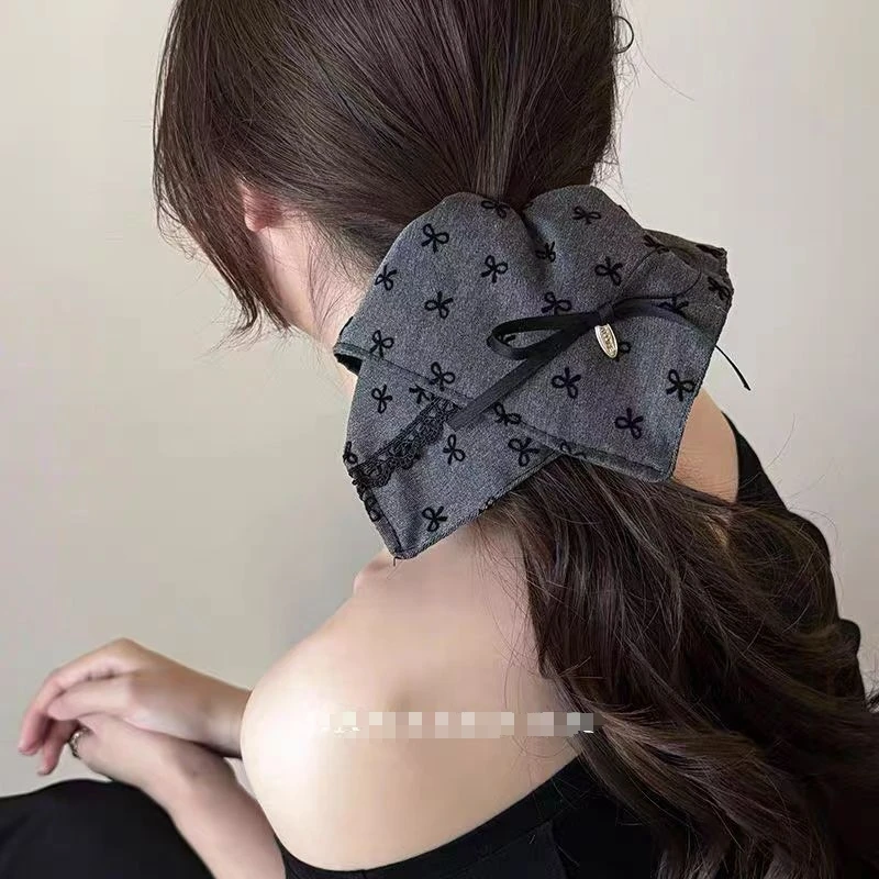 W101-200发饰蓬松甜美学生发圈可爱头饰饰品马尾优雅复古简约大气