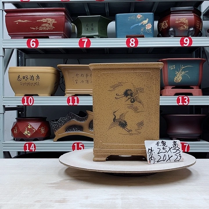 紫砂花盆紫砂花盆