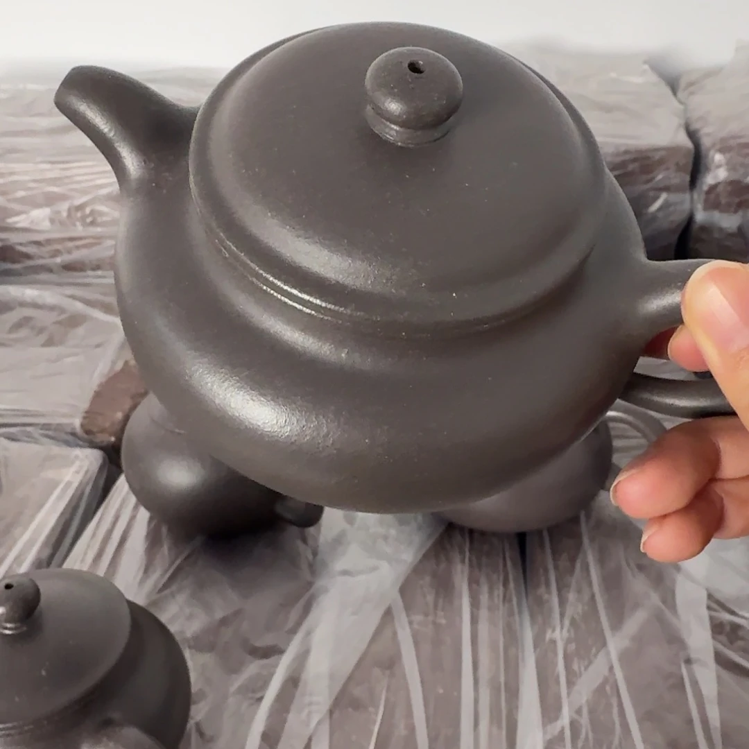 紫砂茶壶黄龙山原矿天青360