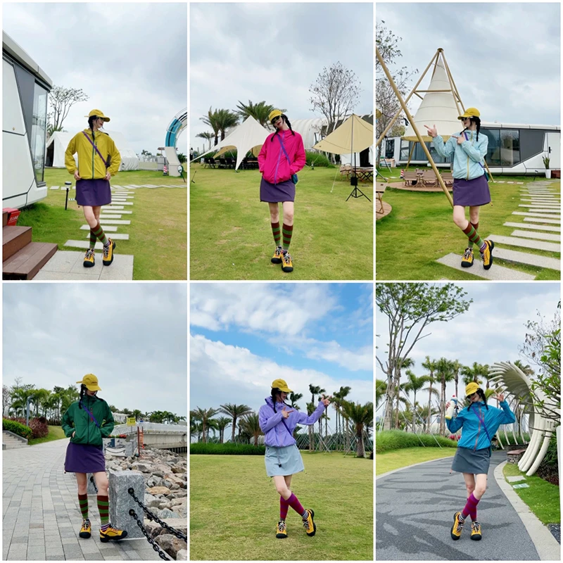 ekaso防晒衣UPF100+原纱防晒 户外透气休闲连帽皮肤衣防晒情侣款