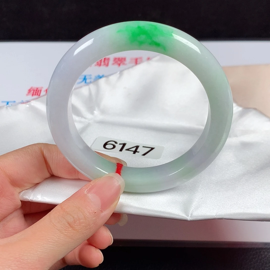 【闪购商品】翡翠手镯未镶嵌天然a货翡翠59