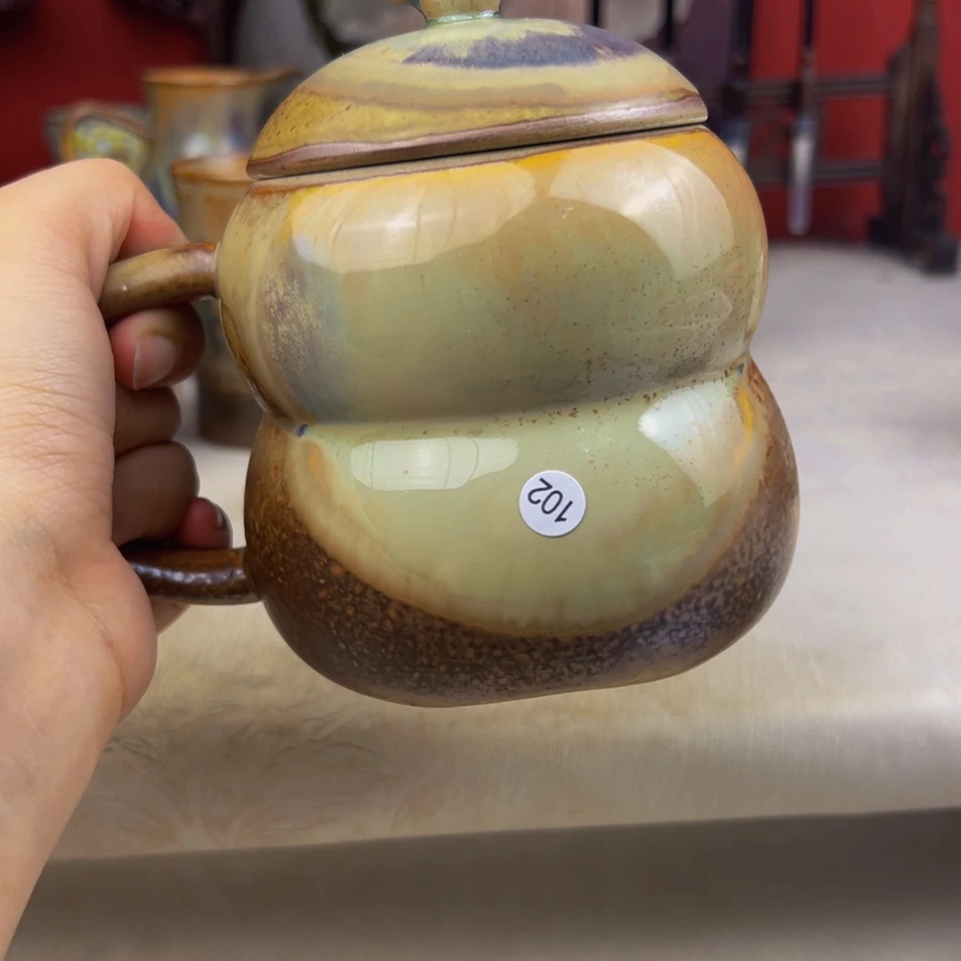 杯纯手工柴烧主人杯