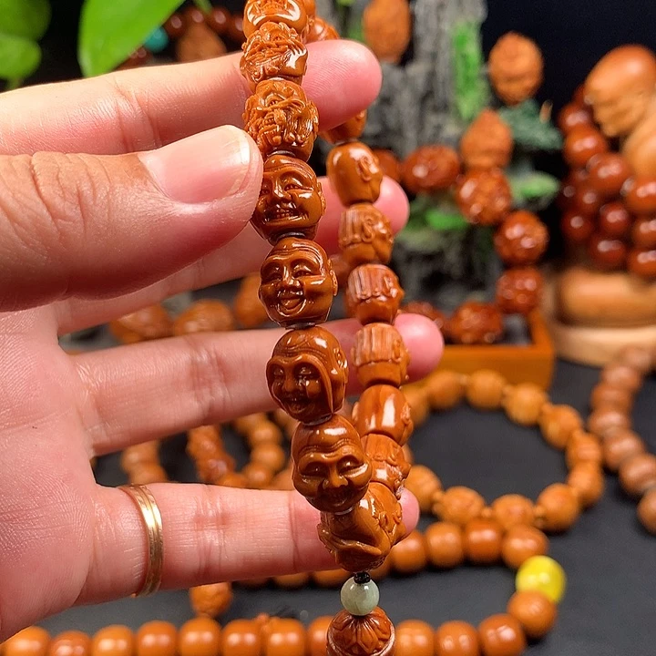 橄榄核手串/手链用****珠殷派十八罗汉1、1