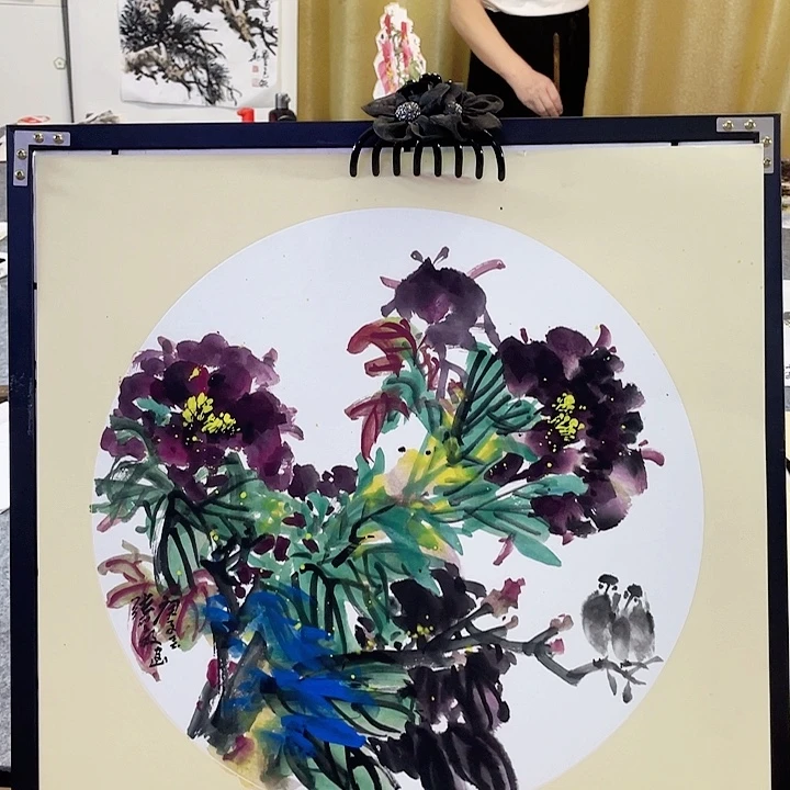 国画张圣敏先生纯手绘作品