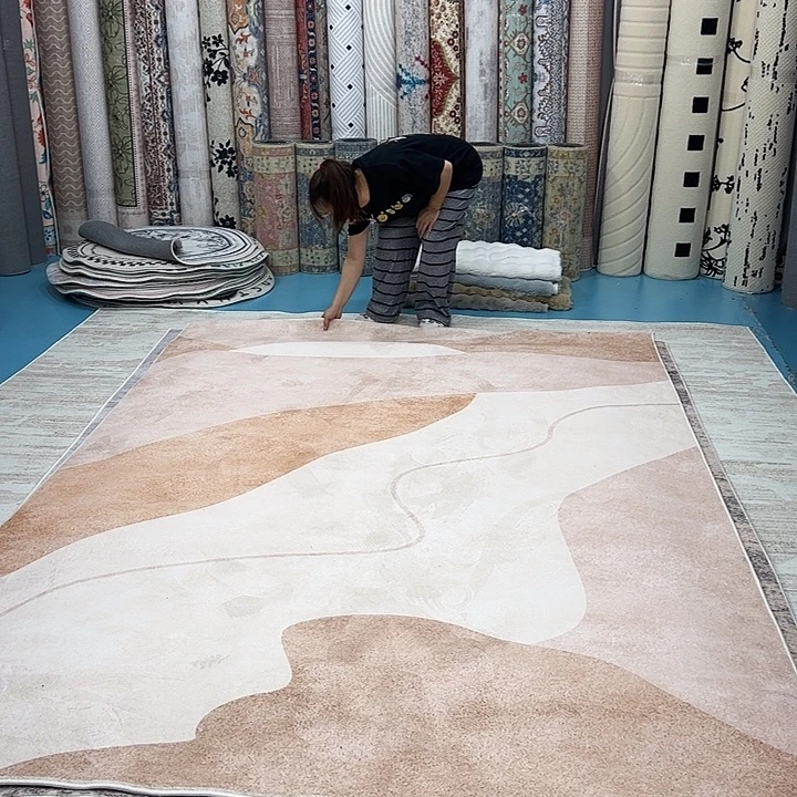 混纺200×300误差±1-3cm精编细砂仿羊绒棉布底微瑕