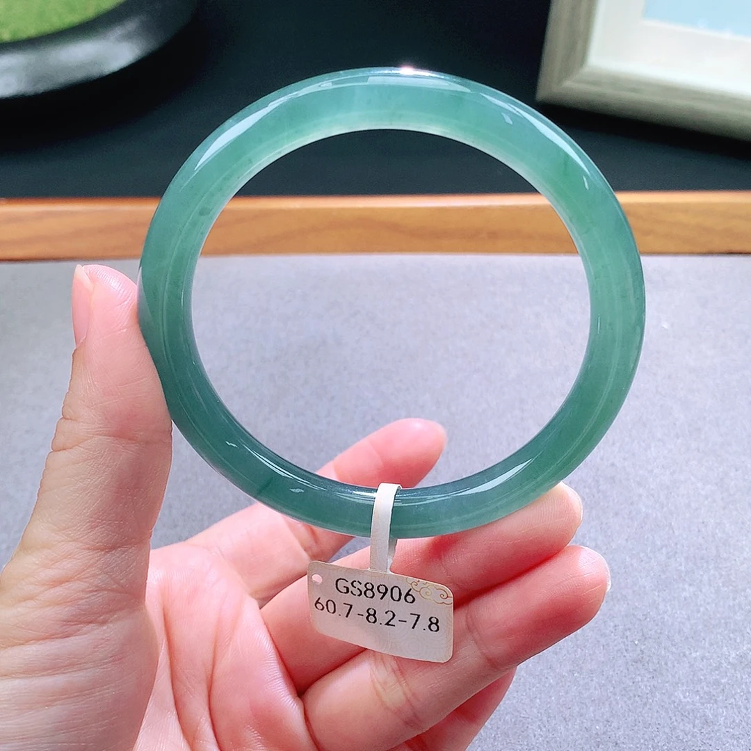 翡翠未镶嵌手镯天然翡翠手镯a货