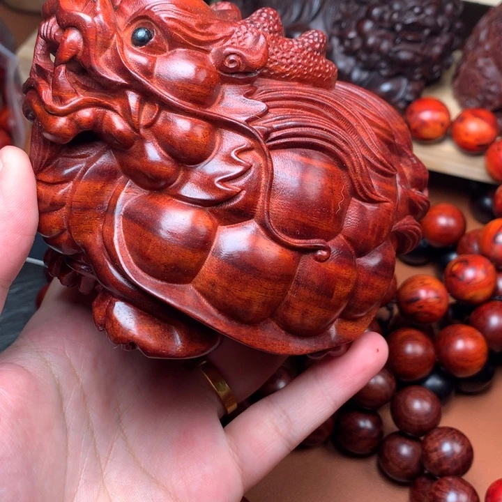 半***夏木高品质血檀大龙龟