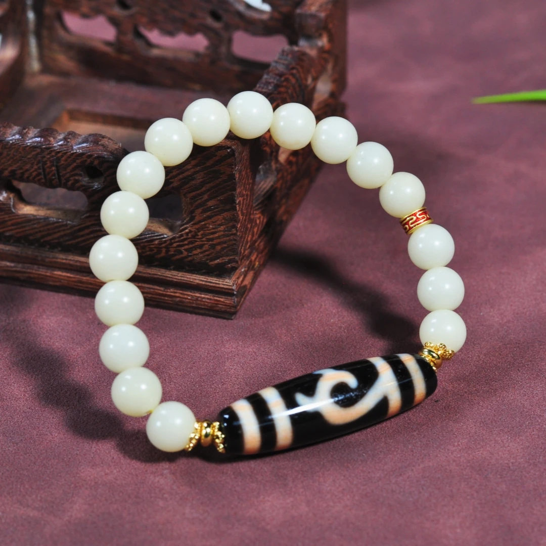 【龙老板】度度珠珠配菩提单圈手串/多样性发货A1900115