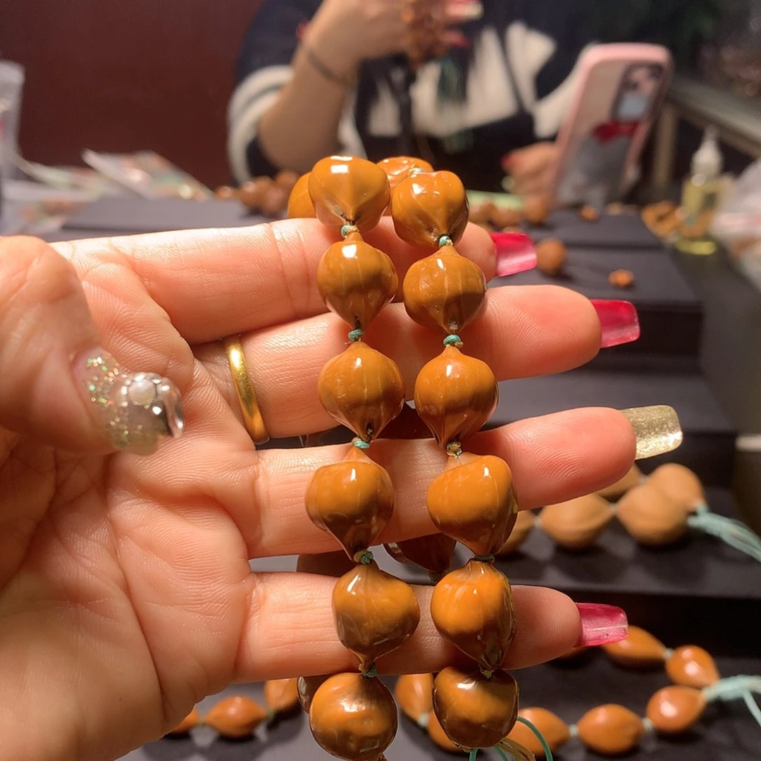 橄榄核手串/手链七**记三花手串