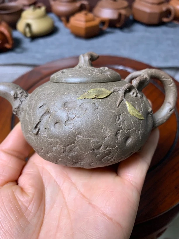 原矿紫砂全手工制作供春壶