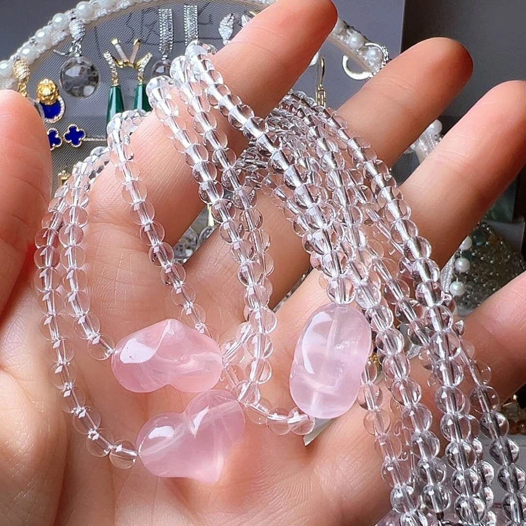 未镶嵌颈饰水晶不退不换不退运费