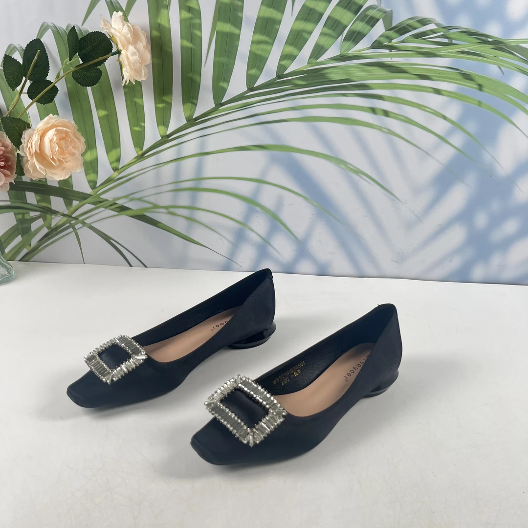 小强家女鞋 芽儿家新款百搭女单鞋（Y937-2-1 ）（W33CYH1236501）