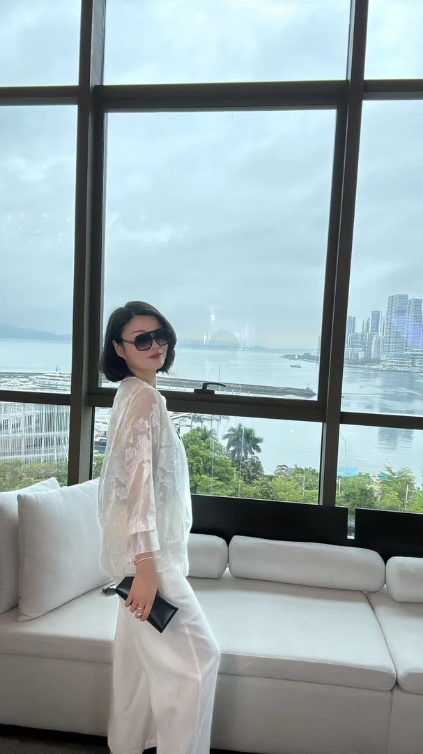 TANTAN 显瘦百搭桑蚕丝长袖气质衬衫1412