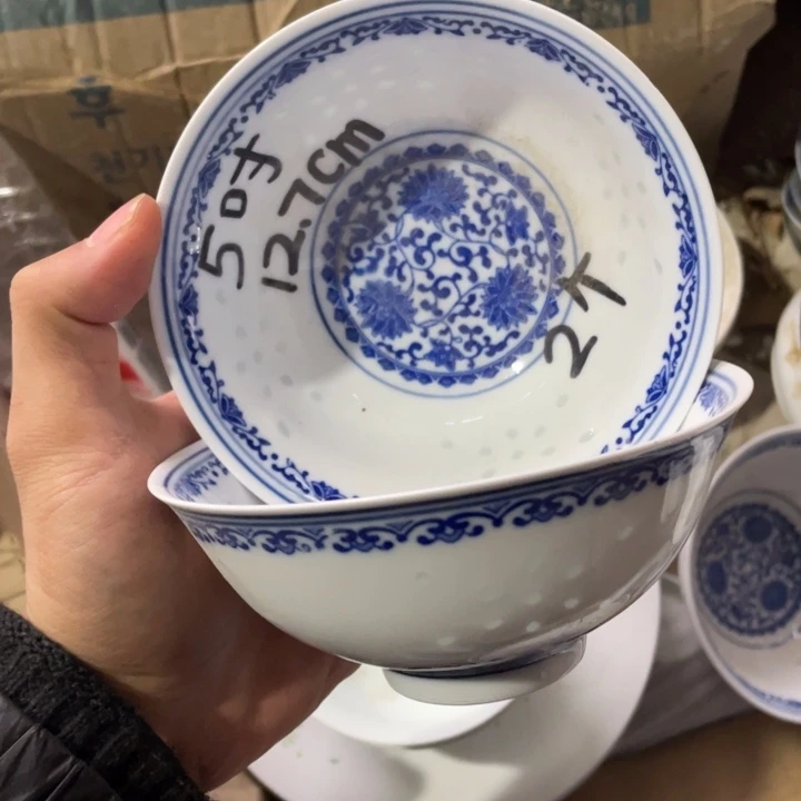 碗瓷景德镇高温细白瓷餐具