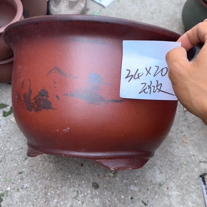 紫砂花盆特价清仓