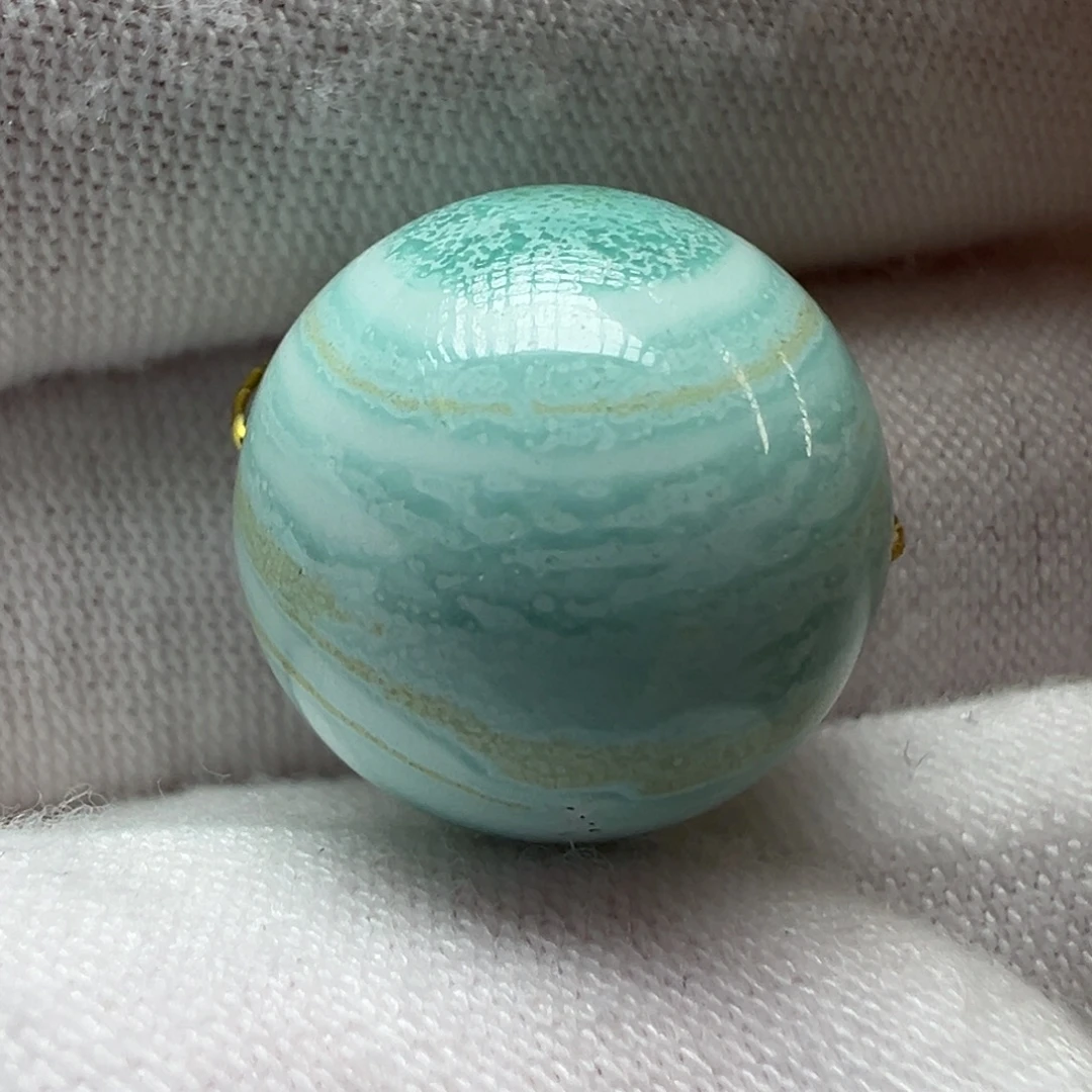 绿松石未镶嵌配饰圆珠15mm