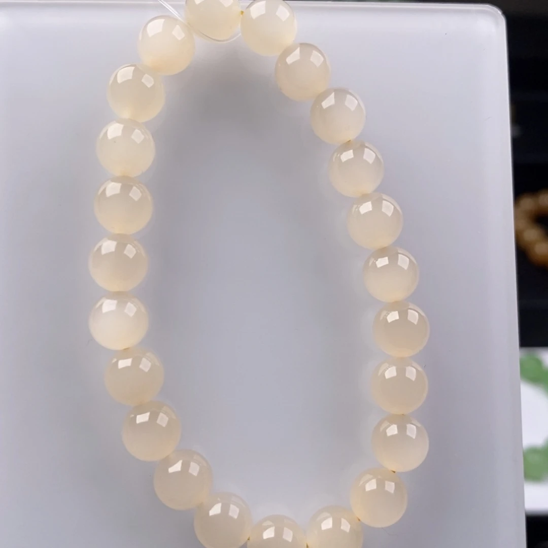 和田玉手串未镶嵌