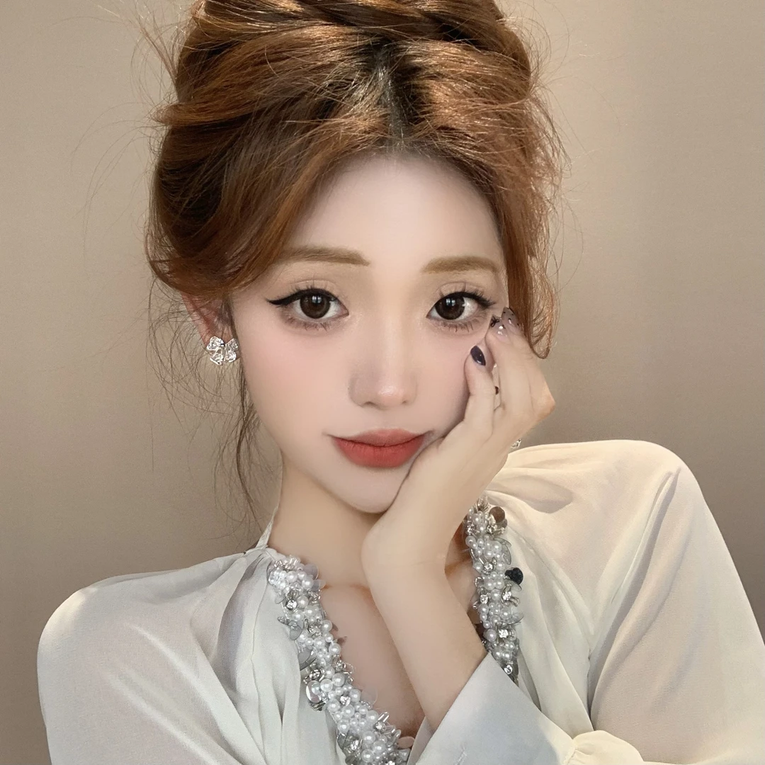 FULL GIRLISH耳环01845甜美精致蝴蝶耳钉耳饰