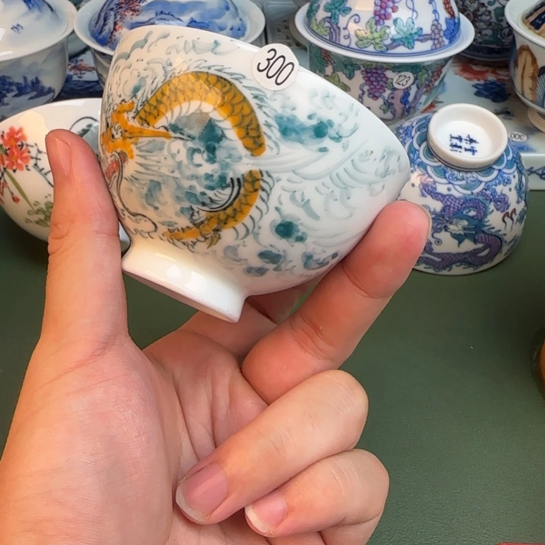 彦祖纯手工手绘茶具300